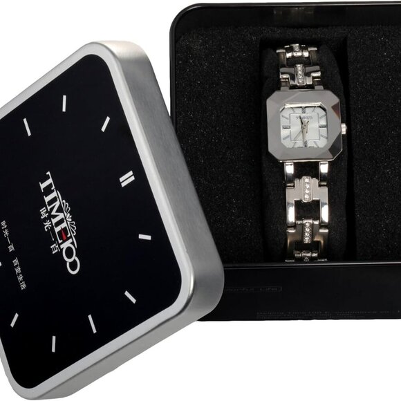 Women's Watches Bracelet Crystal Oval Dial Ladies Wrist Watch Japanese Quartz Wr - Picture 2 of 6